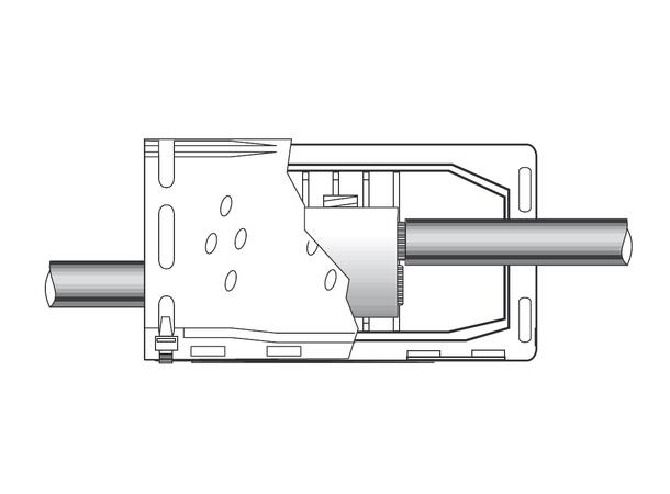 Shark 150 gel-boks rett skjøt 0,6/1 KV Kabelskjøt gel-boks